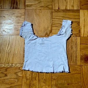 🤍BRANDY MELVILLE LILAC TOP🤍